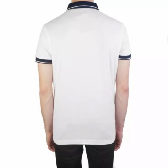 Roberto Cavalli Men's Pique Two-Tone Polo Shirt - Picture 3 of 4